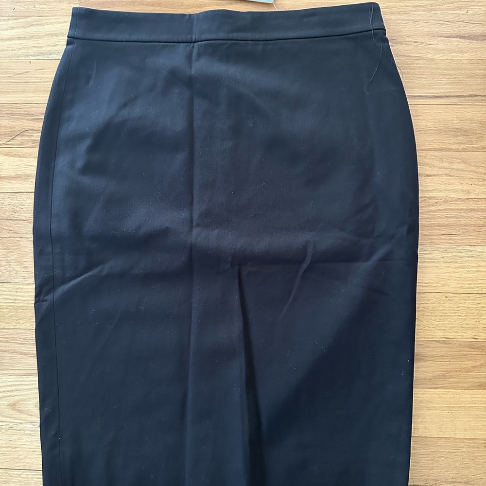 J. Crew Elegant Black Pencil Skirt